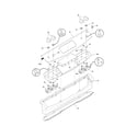 Frigidaire FFES3025LWB backguard diagram