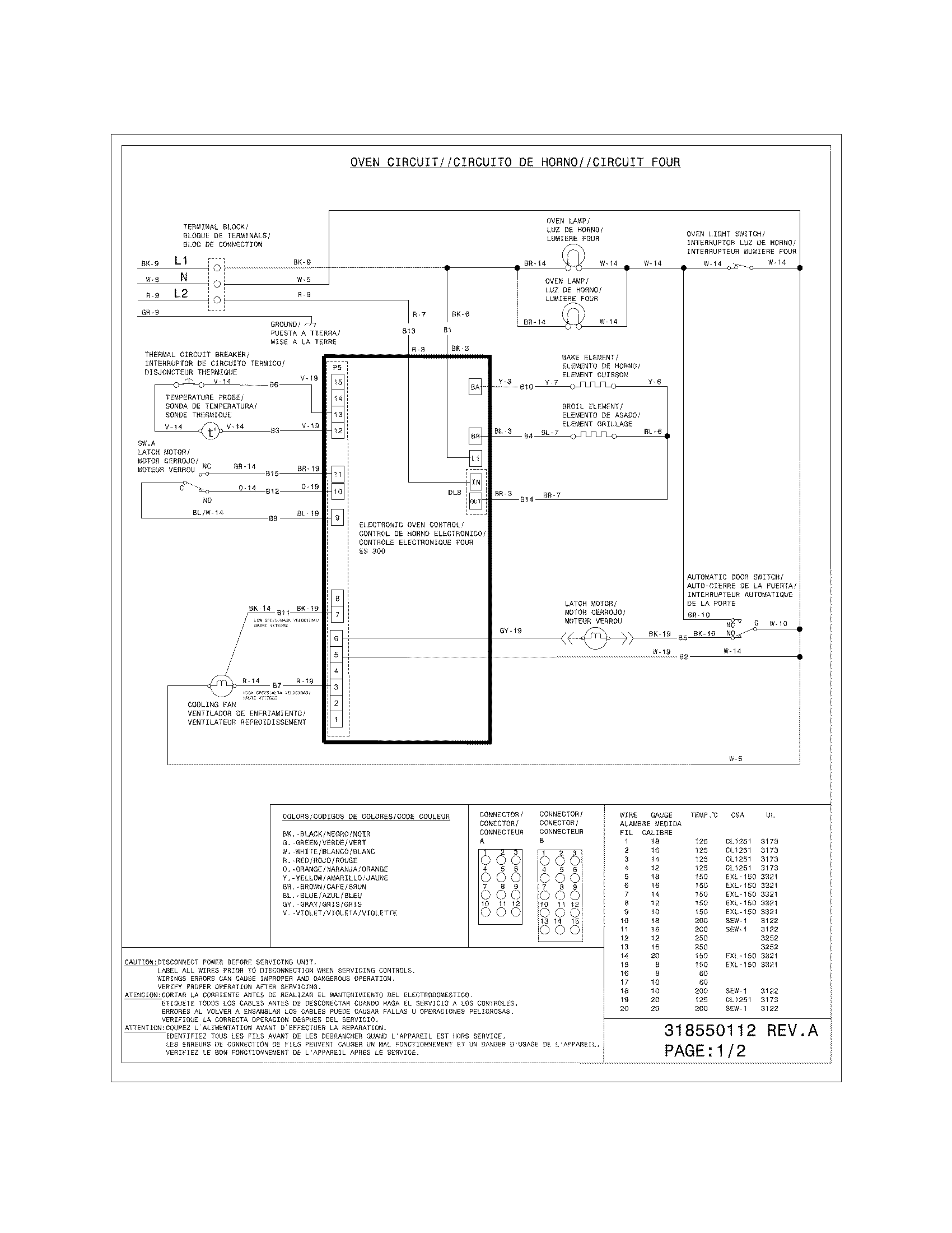 Frigidaire FFES3025LWB wiring diagram diagram