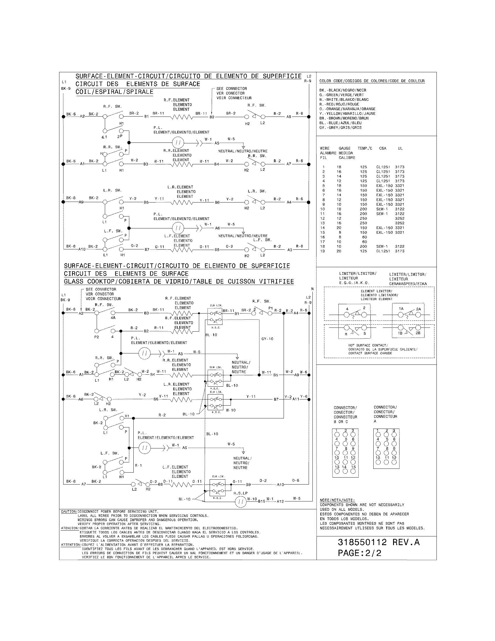 Frigidaire FFES3025LWB wiring diagram diagram