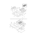 Frigidaire CGGF3076KBJ top/drawer diagram