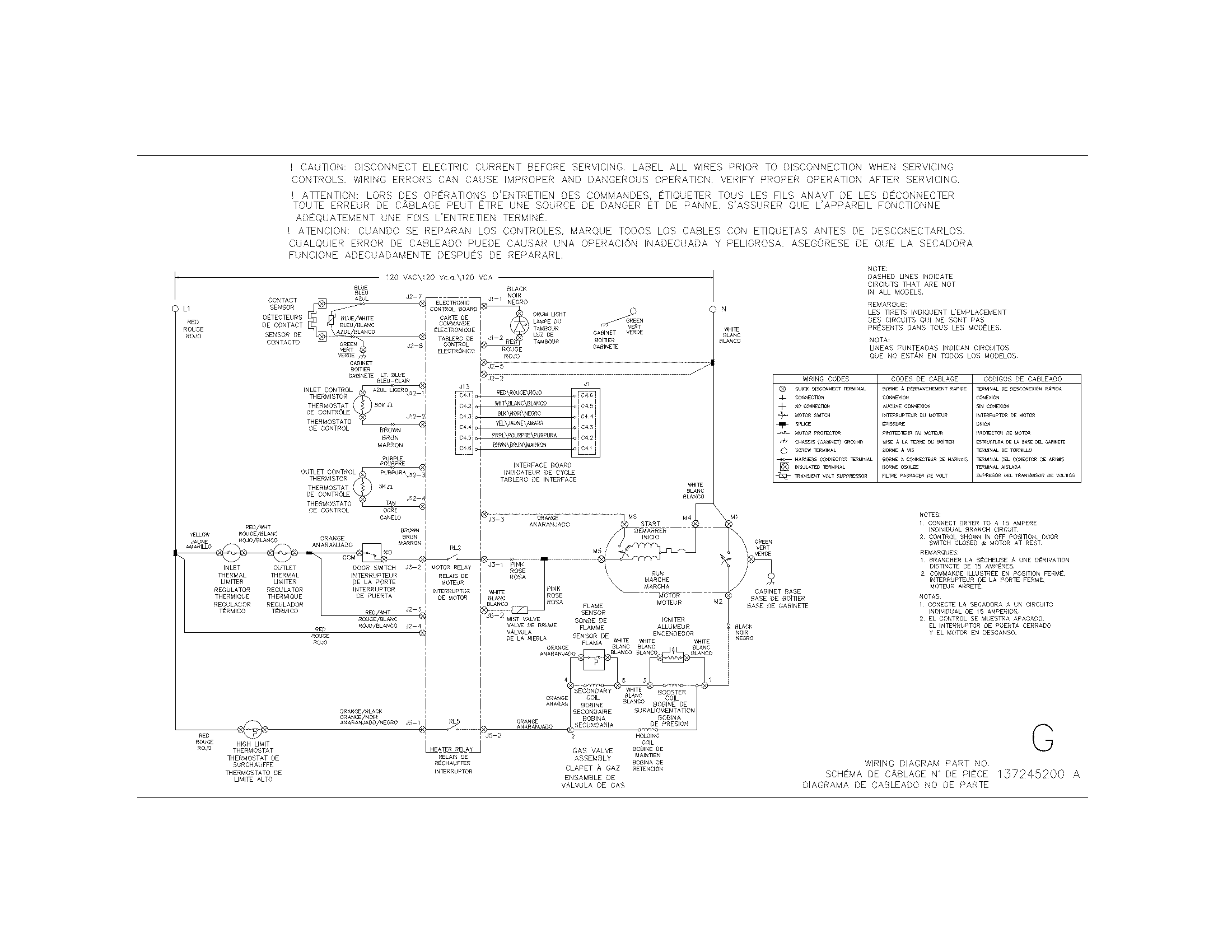 Electrolux EIMGD60JRR0 wiring diagram diagram