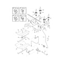 Frigidaire CFGS3035LS1 burner diagram