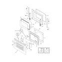 Frigidaire CFGS3035LS1 door diagram