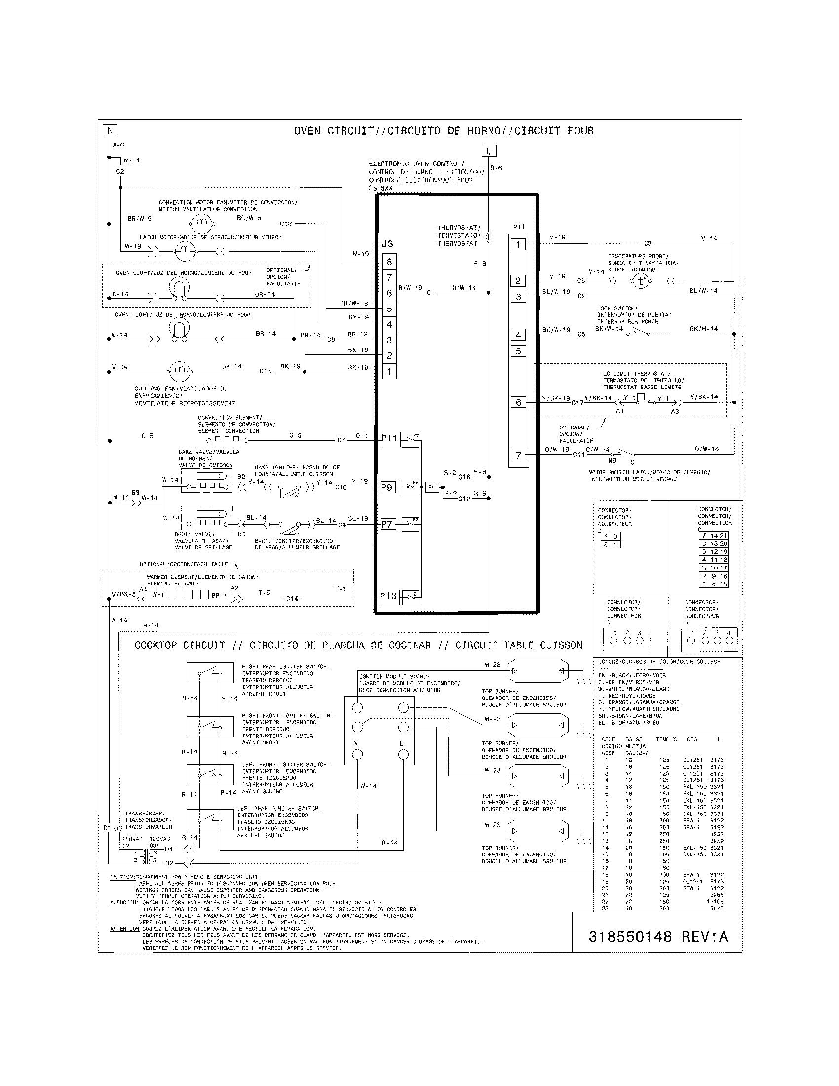 Frigidaire FGGS3065KFG wiring diagram diagram