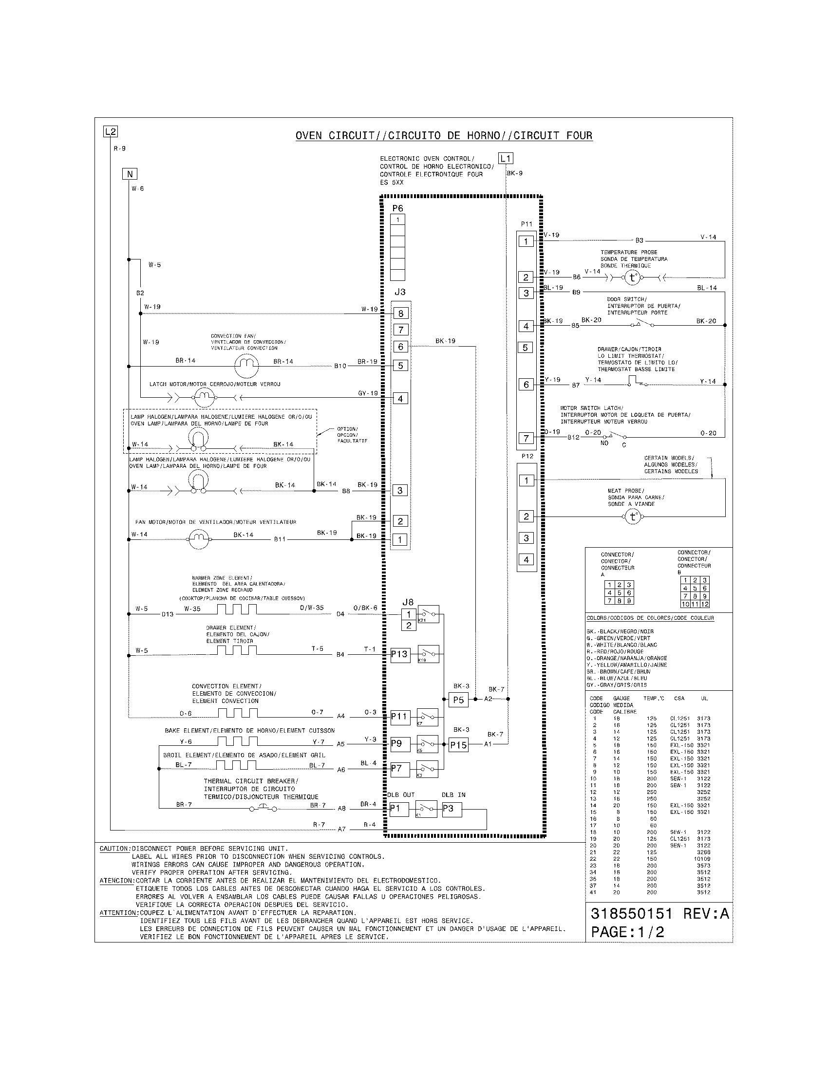 Frigidaire FGES3065KWD wiring diagram diagram