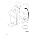 Frigidaire FPHC2398LF3 ice & water dispenser diagram