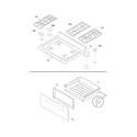 Frigidaire FFGF3027LBB top/drawer diagram