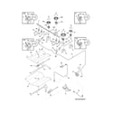 Frigidaire FGGS3075KBE burner diagram
