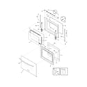 Frigidaire FGGS3075KBE door diagram