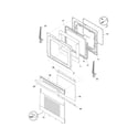 Kenmore Elite 79078403012 door diagram