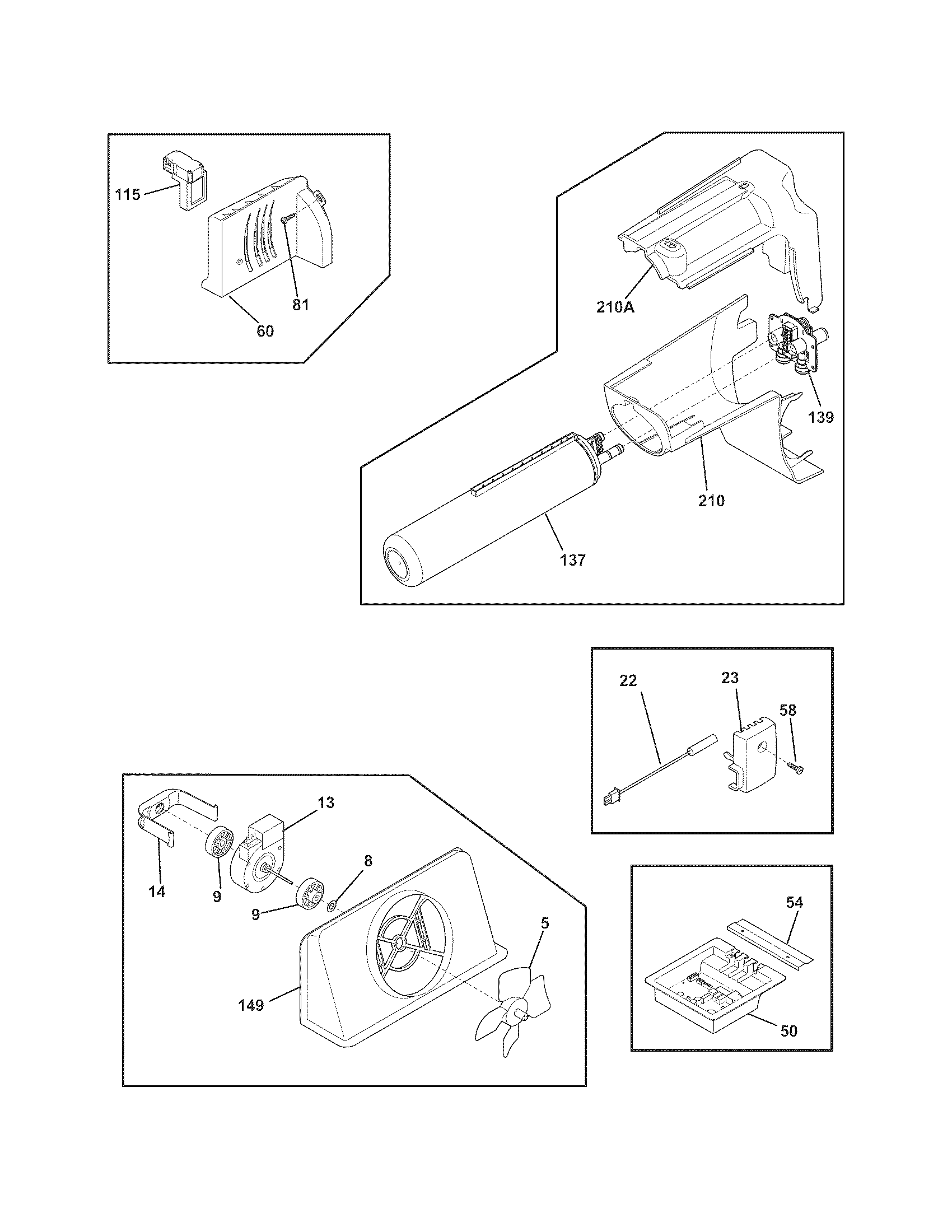 Frigidaire LGHC2342LP1 controls diagram