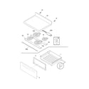 Frigidaire LFEF3017LWB top/drawer diagram