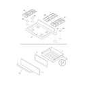 Frigidaire FFGF3027LSC top/drawer diagram