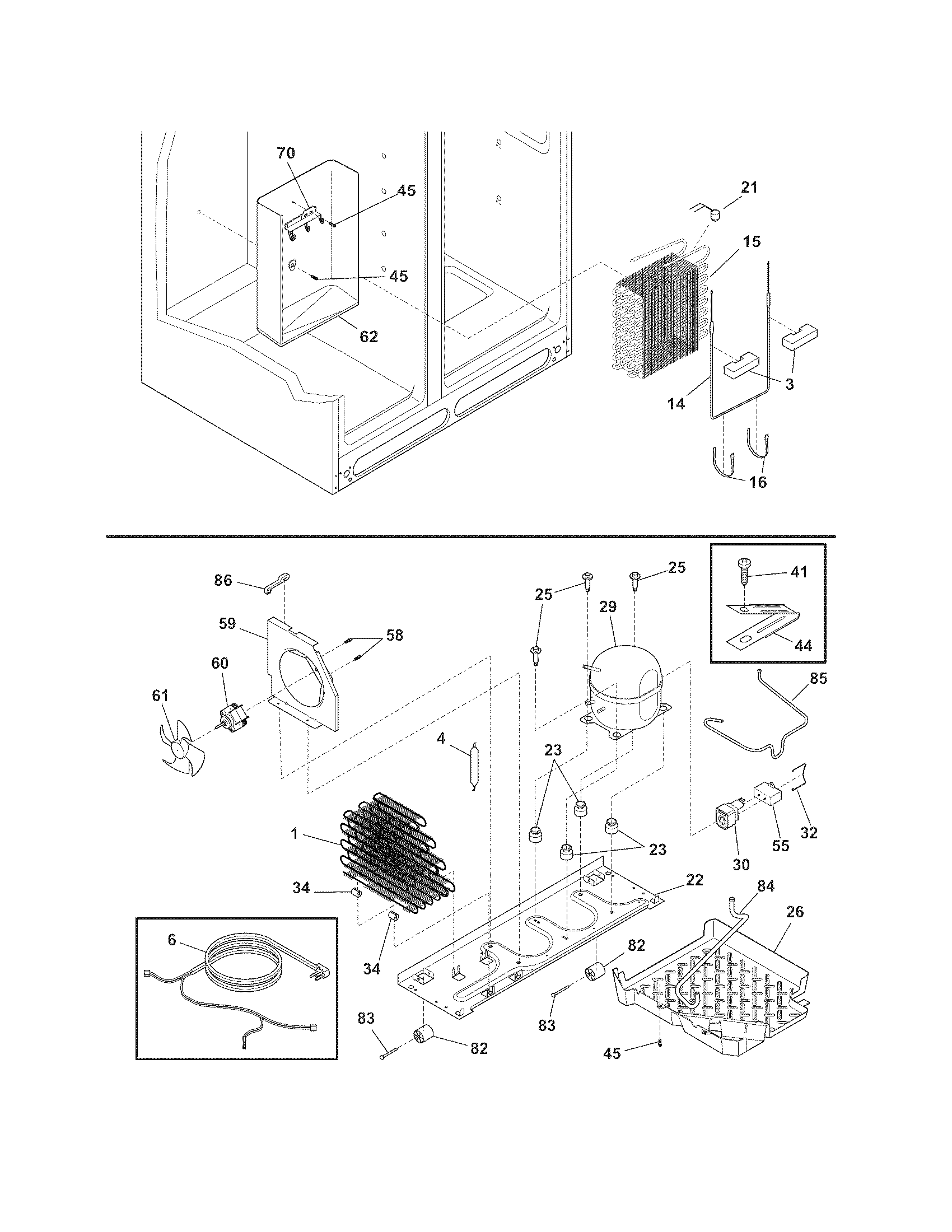 Frigidaire FFUS2613LE4 system diagram