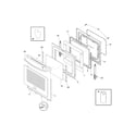 Frigidaire FGEF3077KBE door diagram