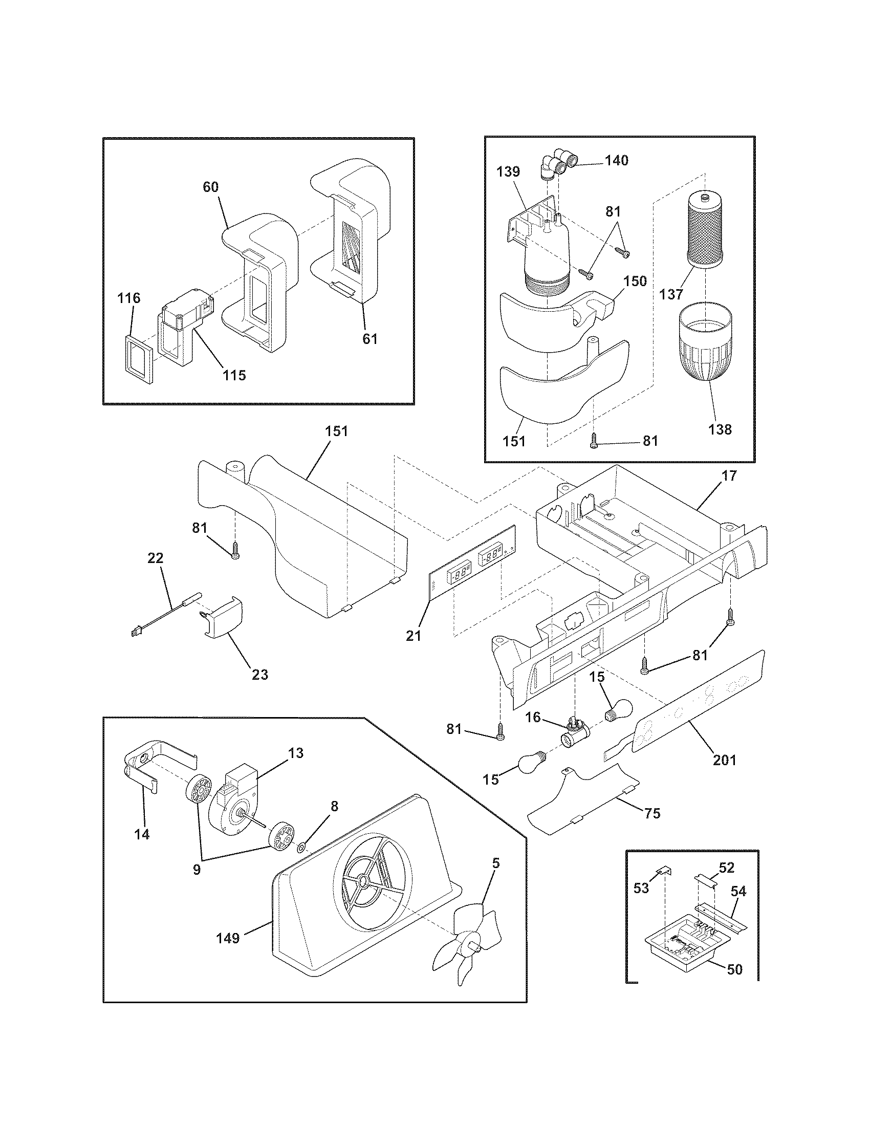 Kenmore 25344352401 controls diagram