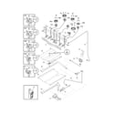 Frigidaire LGGF3044LBA burner diagram