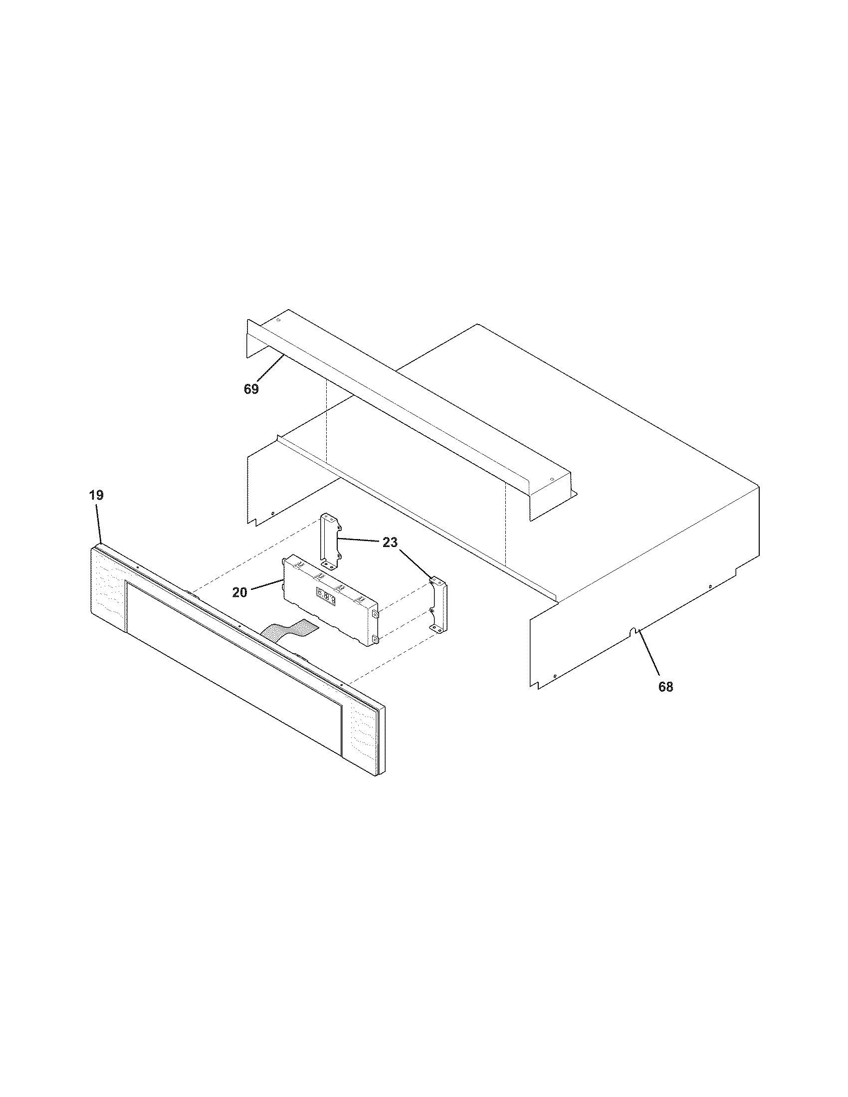 Electrolux E30EW75ESS3 control panel diagram