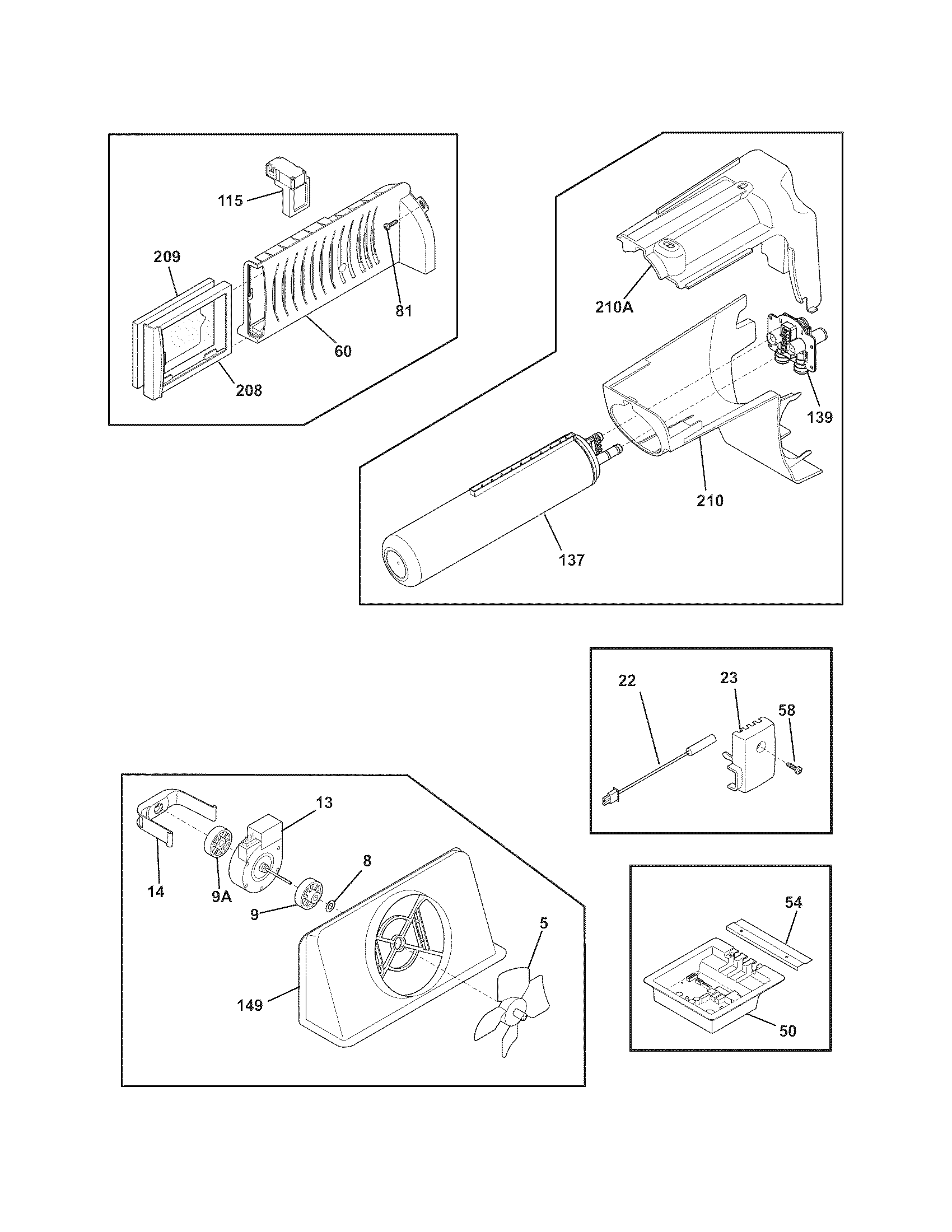 Frigidaire FGHS2368LP2 controls diagram