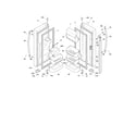 Frigidaire FGUB2642LP2 fresh food door diagram