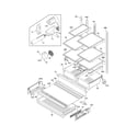 Frigidaire FGUB2642LP2 shelves diagram