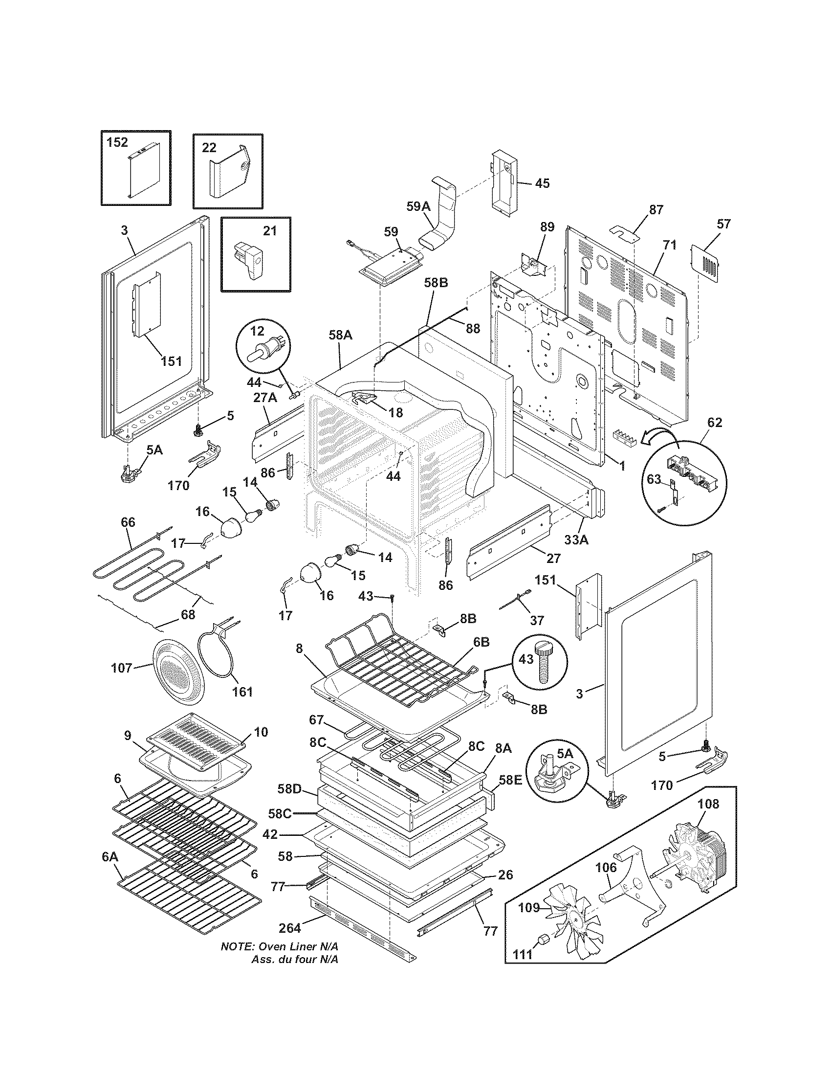 Kenmore 79092902010 body diagram