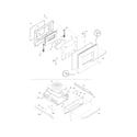 Frigidaire FGB24L2ECD door/drawer diagram