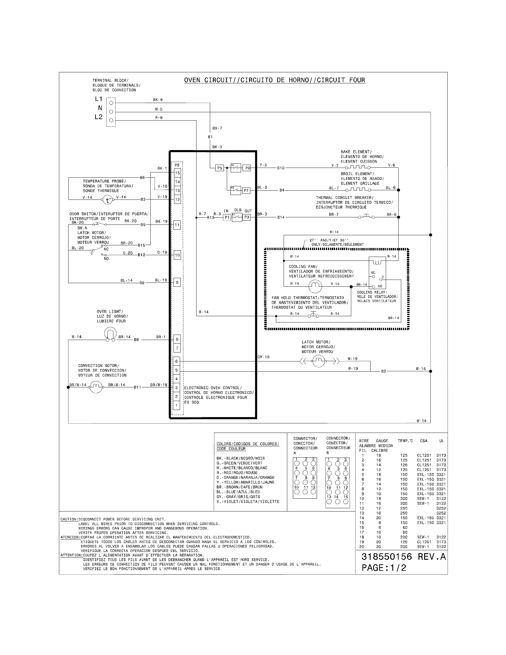 Frigidaire CFES3035LS2 wiring diagram diagram