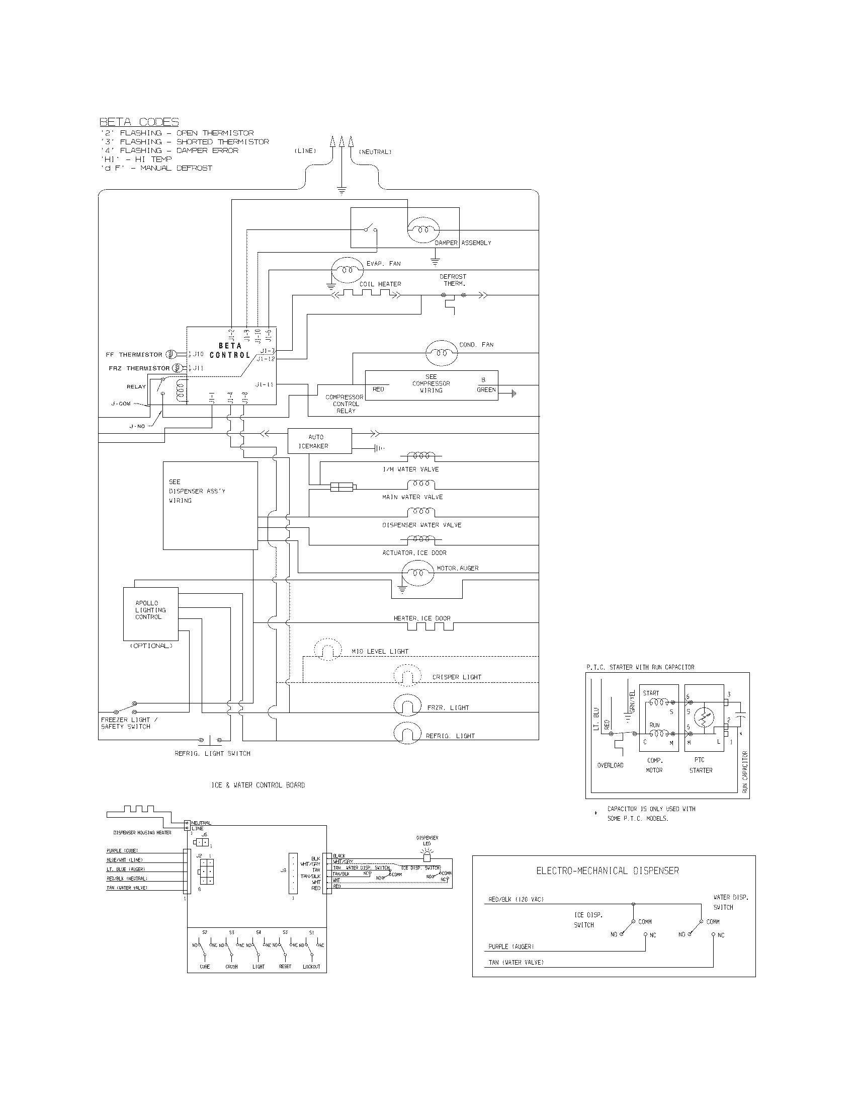Frigidaire FFHS2611LQ0 wiring schematic diagram