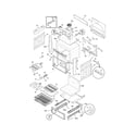 Frigidaire CFES3025LS3 body diagram