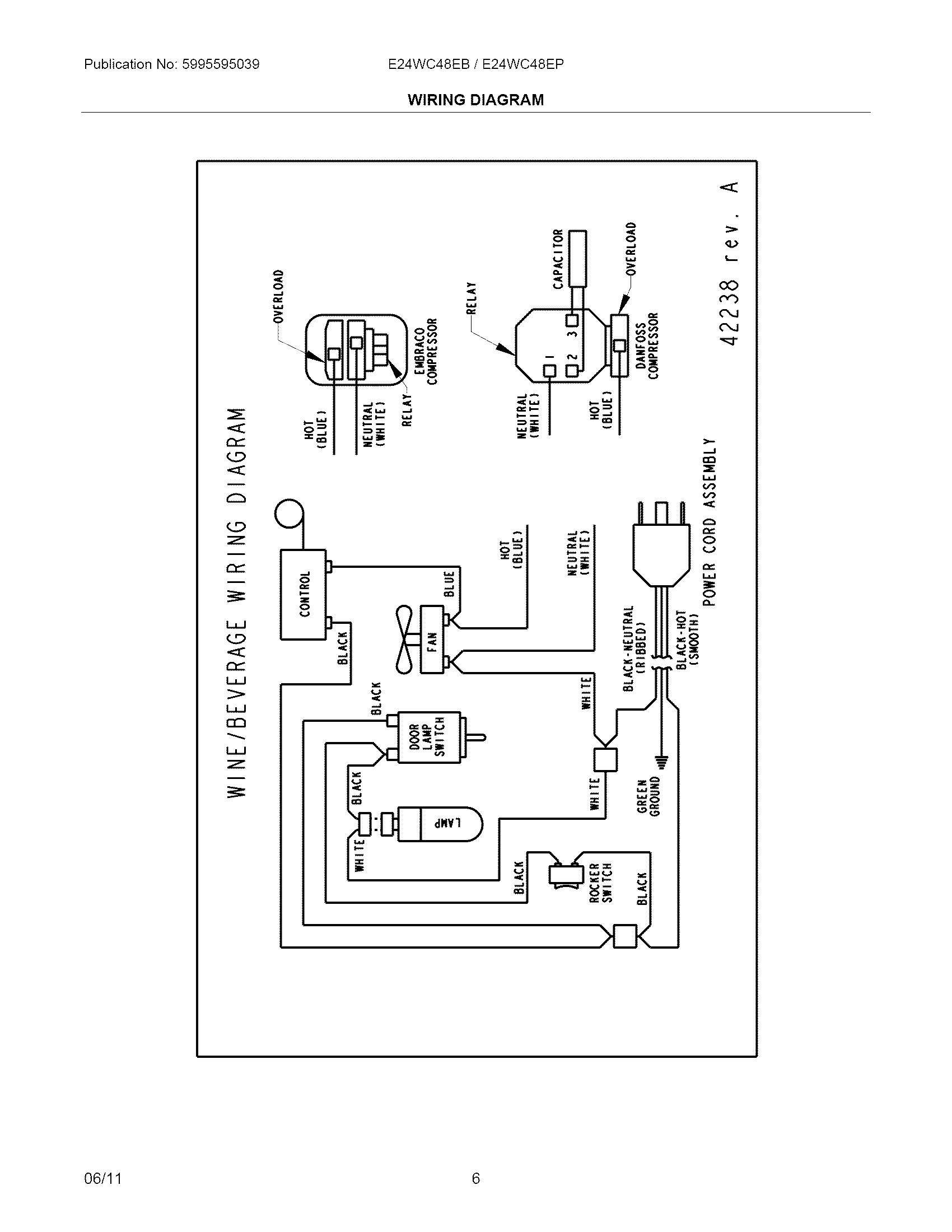 Electrolux E24WC48EBS0 wiring diagram diagram