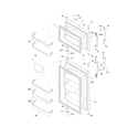 Frigidaire FFHT1826LS5 door diagram