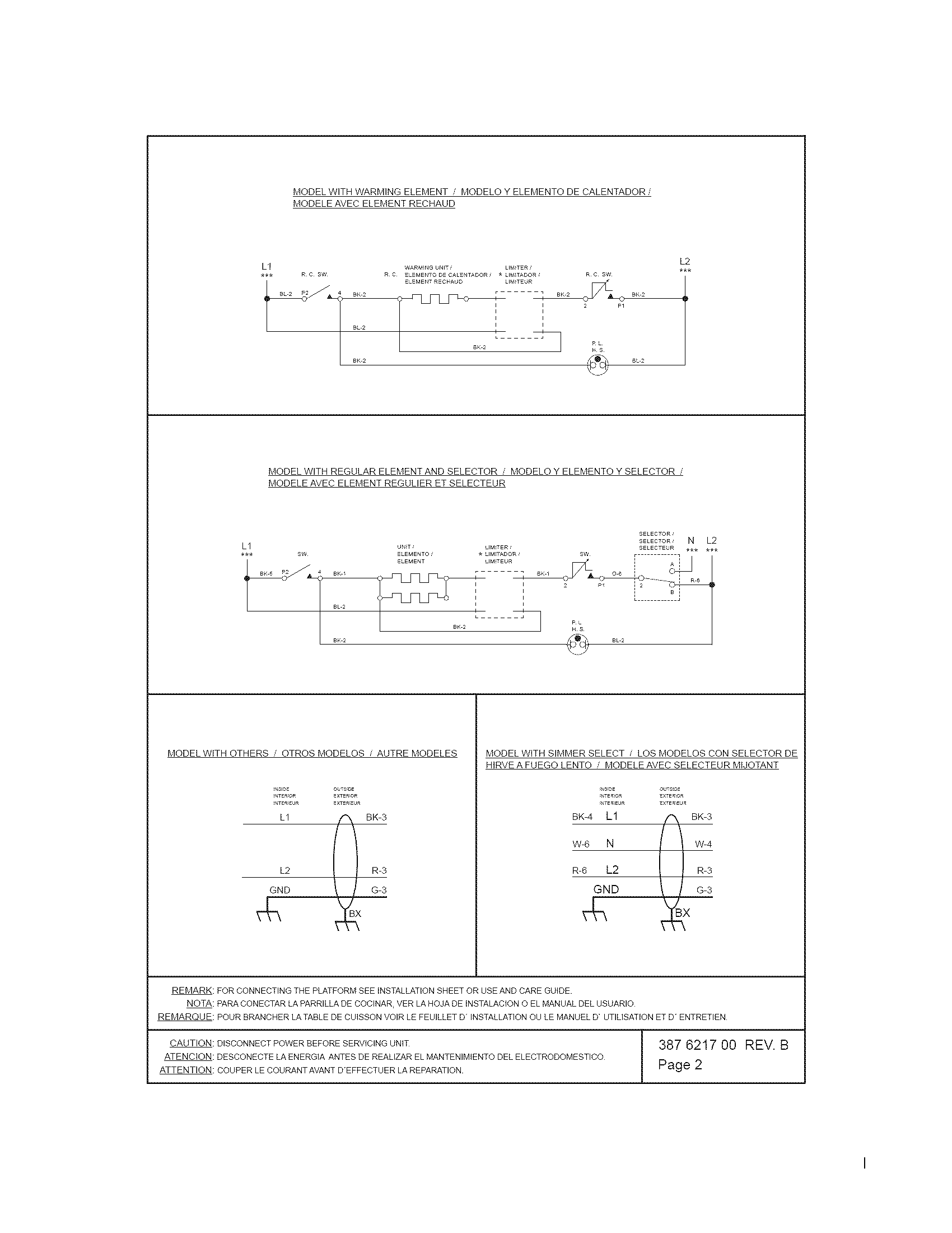 Frigidaire FFEC3025LW1 wiring diagram diagram