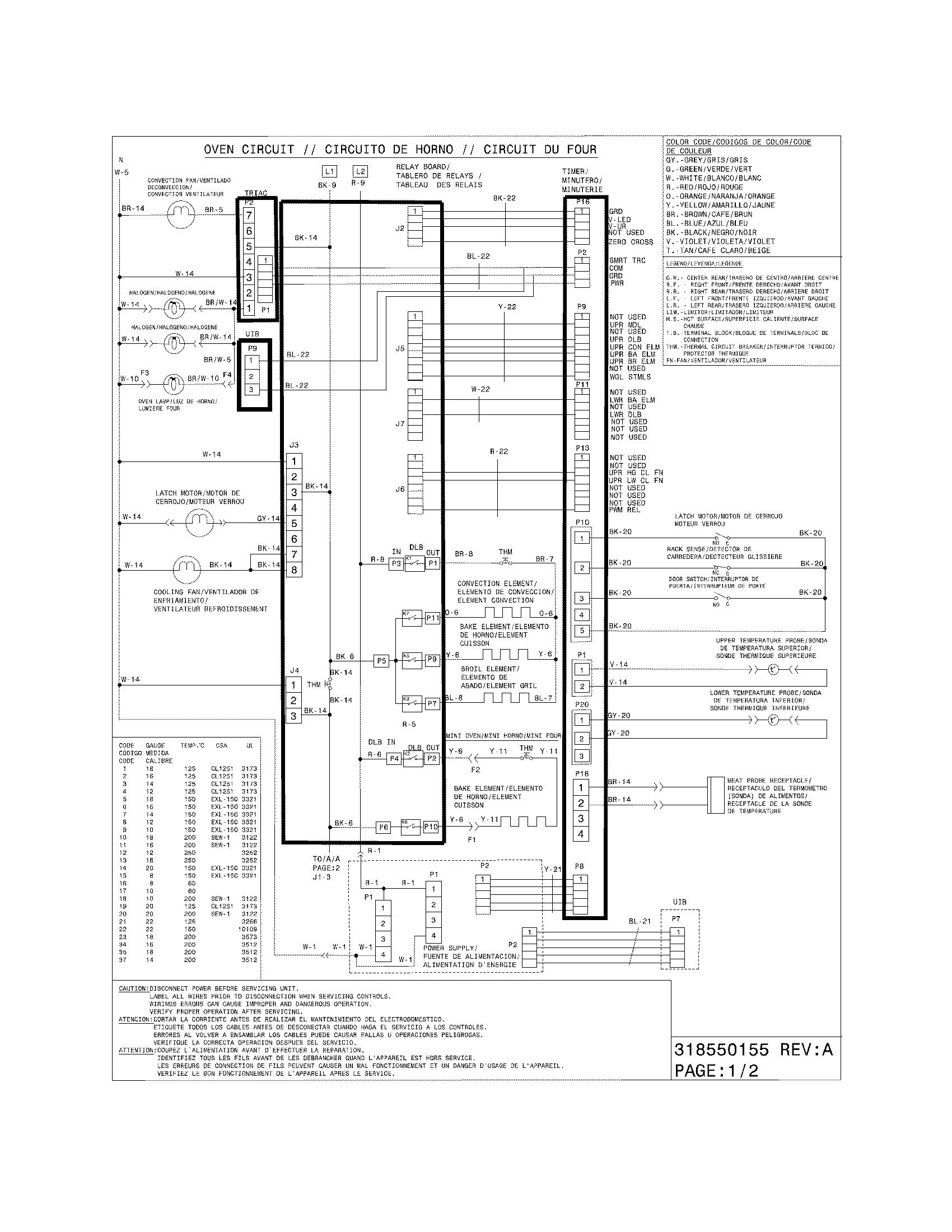 Electrolux EW30ES65GBF wiring schematic diagram