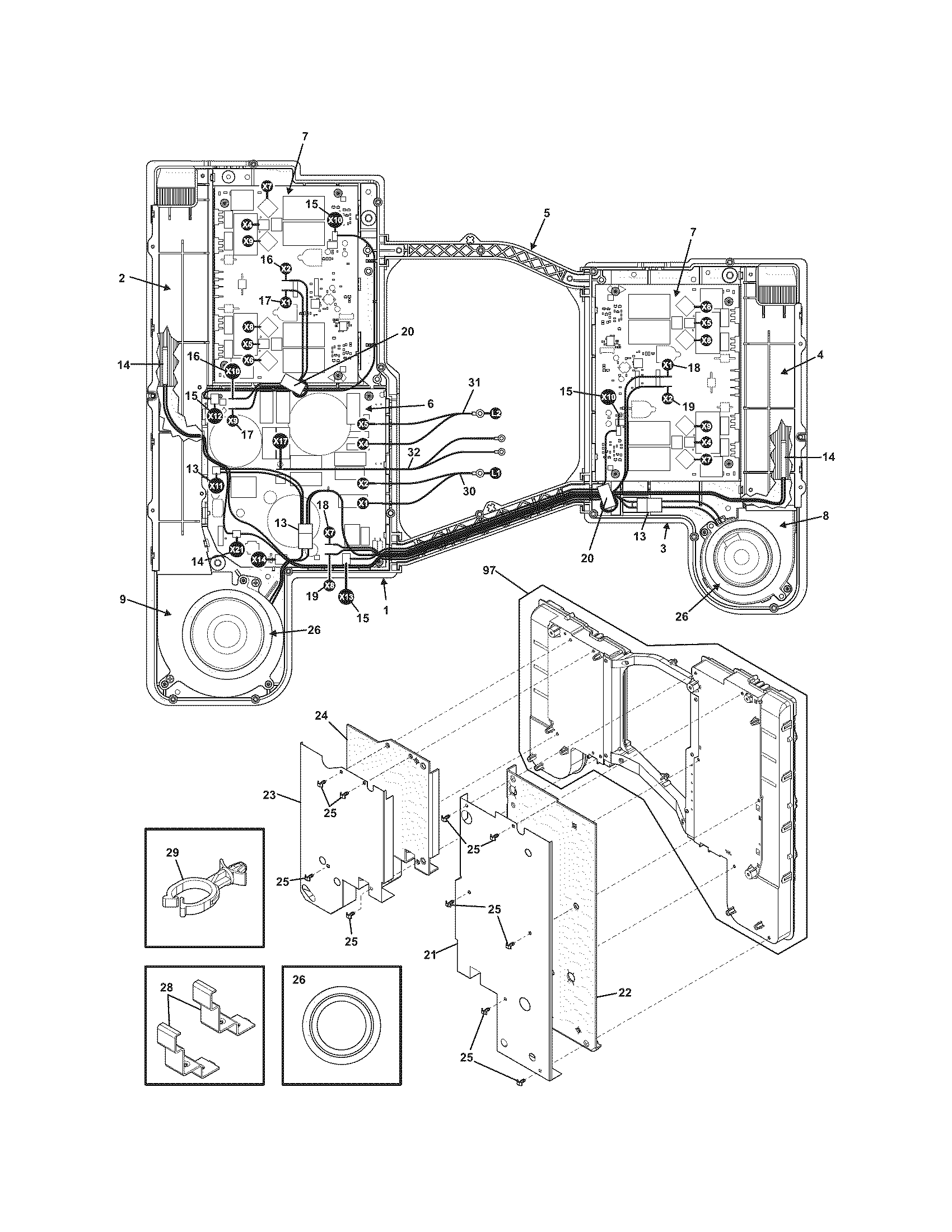 Frigidaire FPIF3093LFD induction diagram