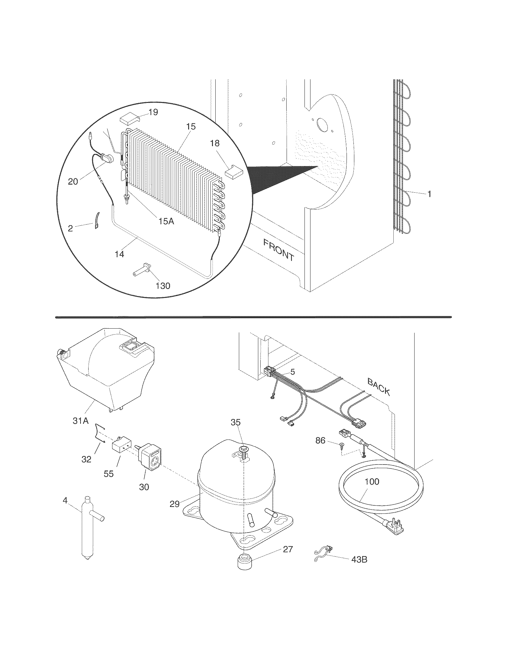Kenmore Elite 25328712806 system diagram