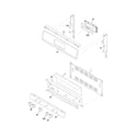 Frigidaire FGGF3054MBA backguard diagram