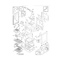 Frigidaire CGGF3054MFA body diagram