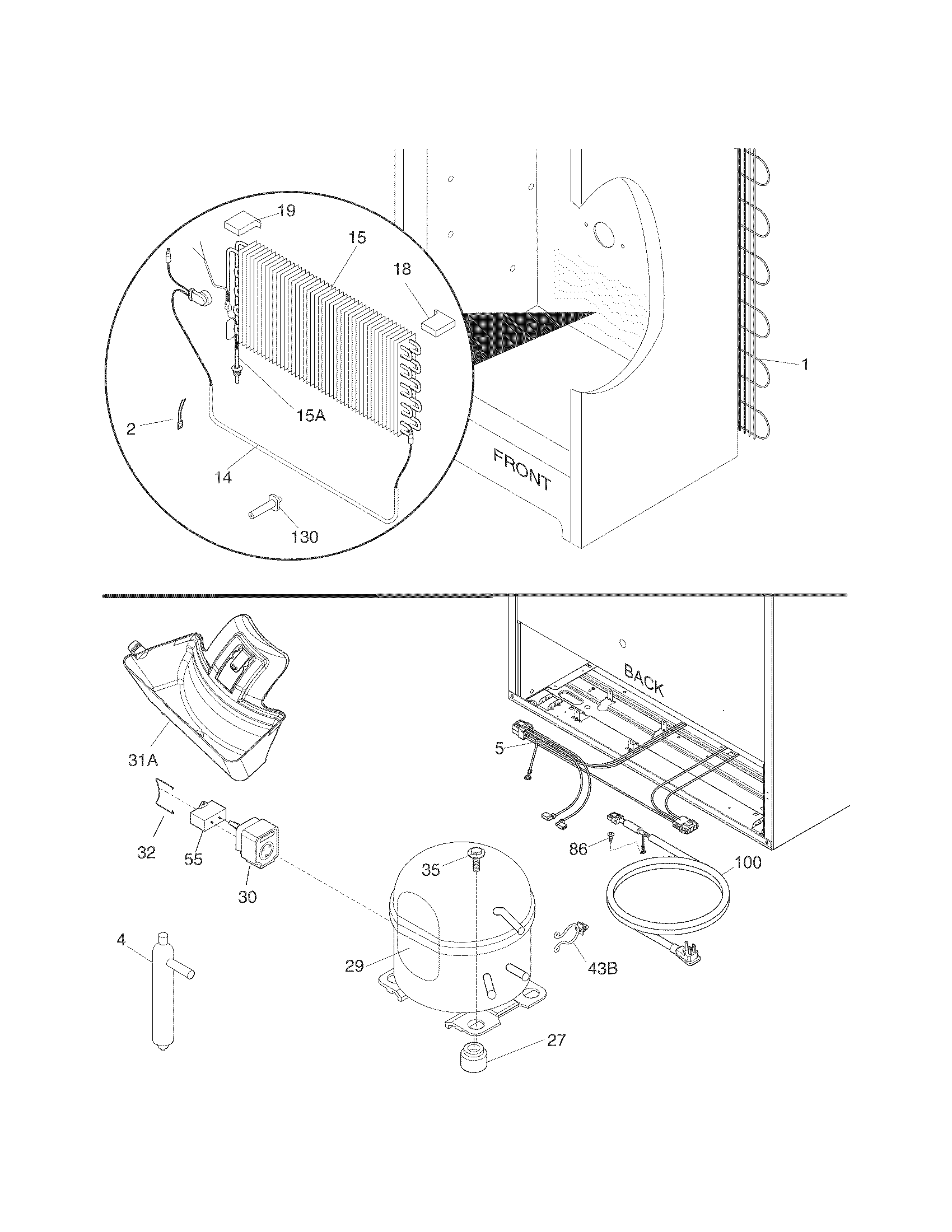 Kenmore 25328052808 system diagram