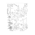 Frigidaire LGLF305MMFA body diagram