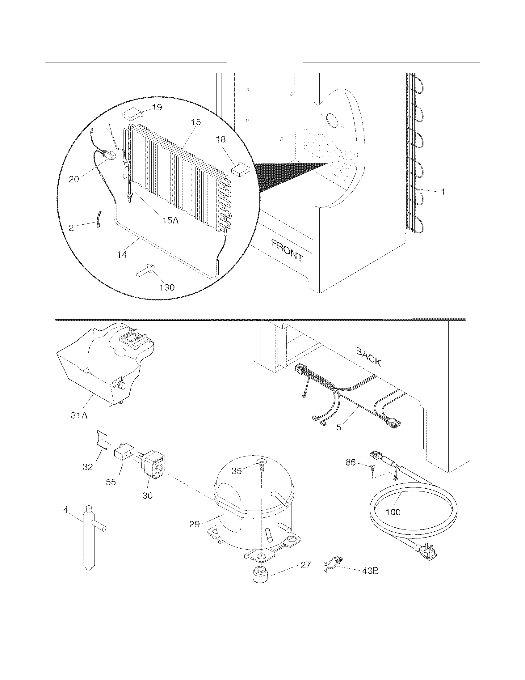 Frigidaire LFFU14F5HWN system diagram