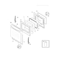 Frigidaire LGGF3042KBA door diagram