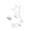 Frigidaire FFU17M7HWL cabinet diagram