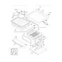 Frigidaire CPIF3093LFC top/drawer diagram