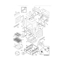 Frigidaire FGS366ECH body diagram