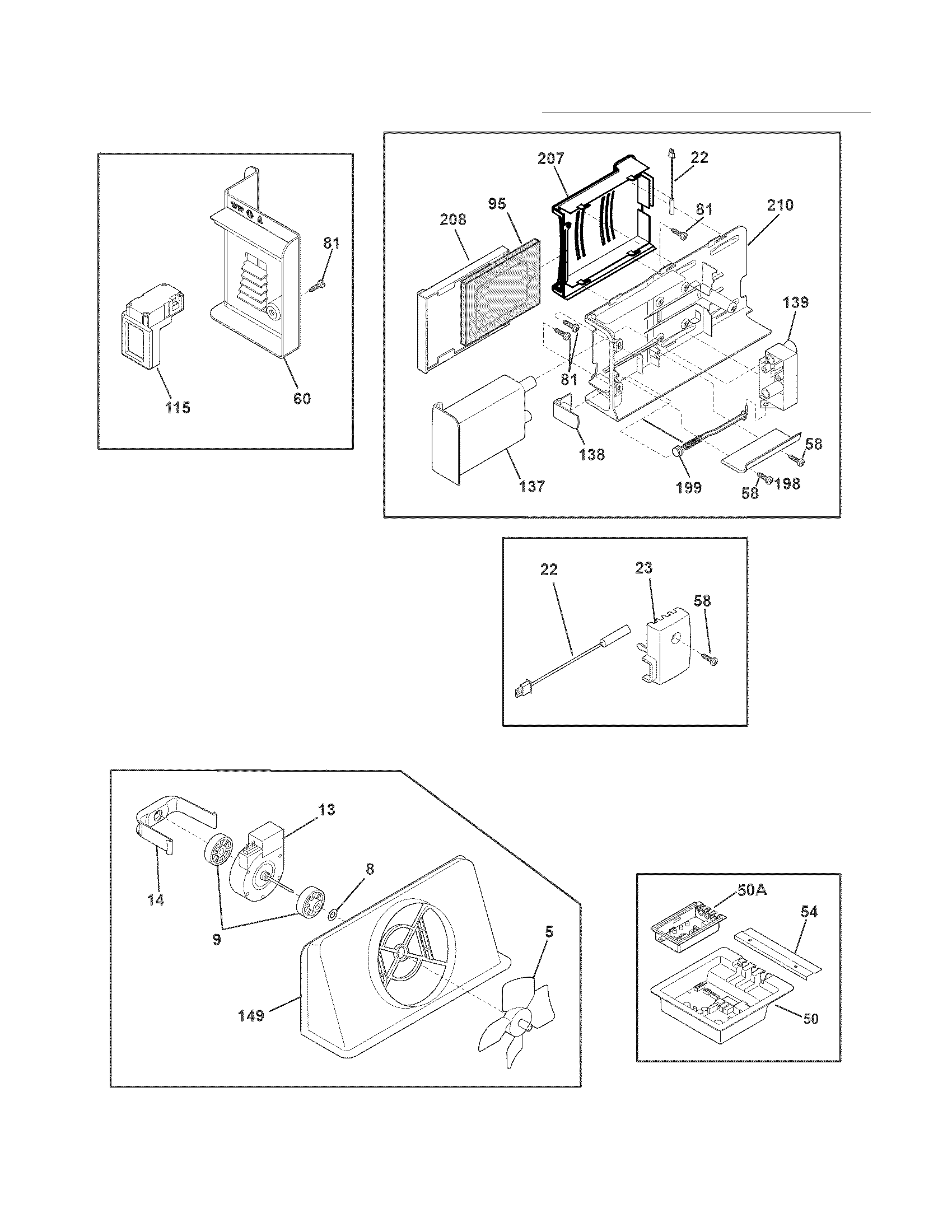 Electrolux EI23CS35KW0 controls diagram