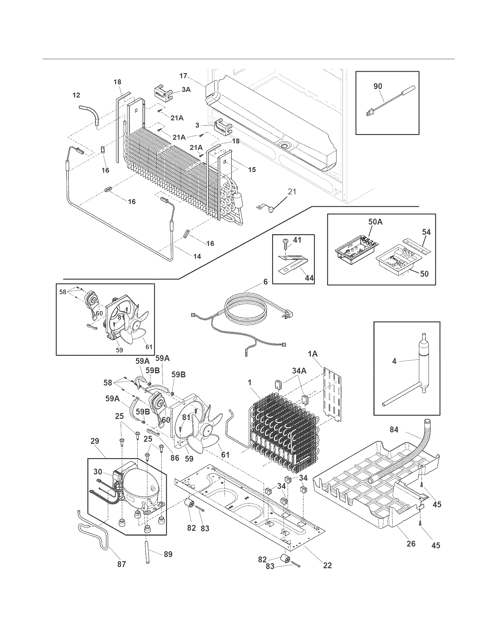 Frigidaire FPHF2399MF1 system diagram