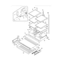 Frigidaire FGHG2344MF2 shelves diagram