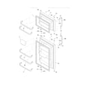 Frigidaire LFHT1713LW6 doors diagram