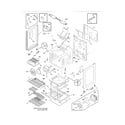 Frigidaire FGGF3054MWB body diagram